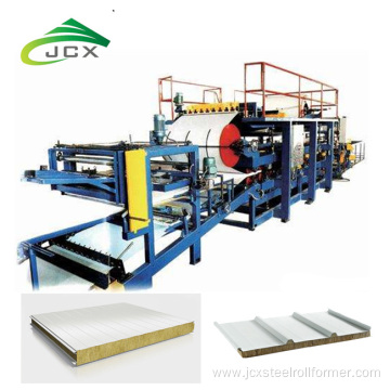 Z-Lock EPS/Rockwool Sandwich Roof Panel Machine